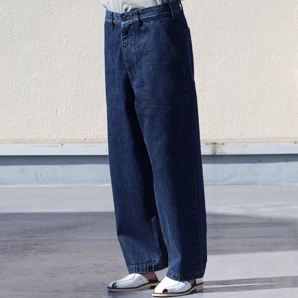 画像9: 「備後」13.75oz 横ベージュ セルヴィッチ 青耳デニム ヴィンテージ ウォッシュ ベイカーパンツ【MADE IN JAPAN】『日本製』【送料無料】/ Upscape Audience