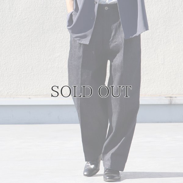 画像5: 「備後」13.75oz 横ベージュ セルヴィッチ 青耳デニム 1タック バレルパンツ【MADE IN JAPAN】『日本製』【送料無料】/ Upscape Audience