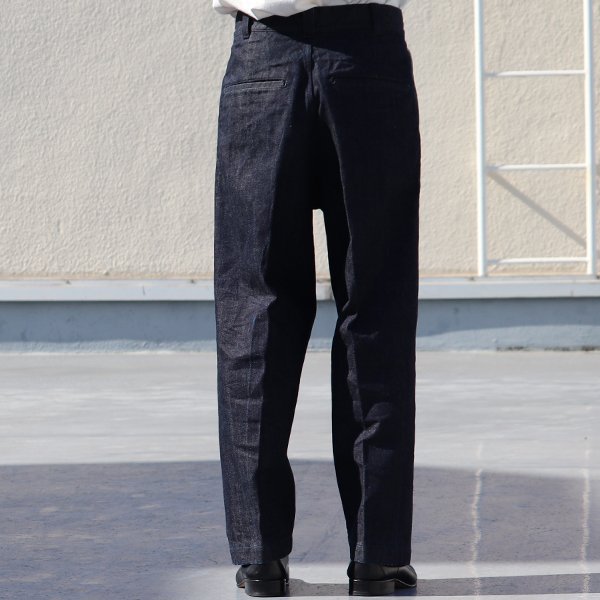画像12: 「備後」13.75oz 横ベージュ セルヴィッチ 青耳デニム 1タック バレルパンツ【MADE IN JAPAN】『日本製』【送料無料】/ Upscape Audience