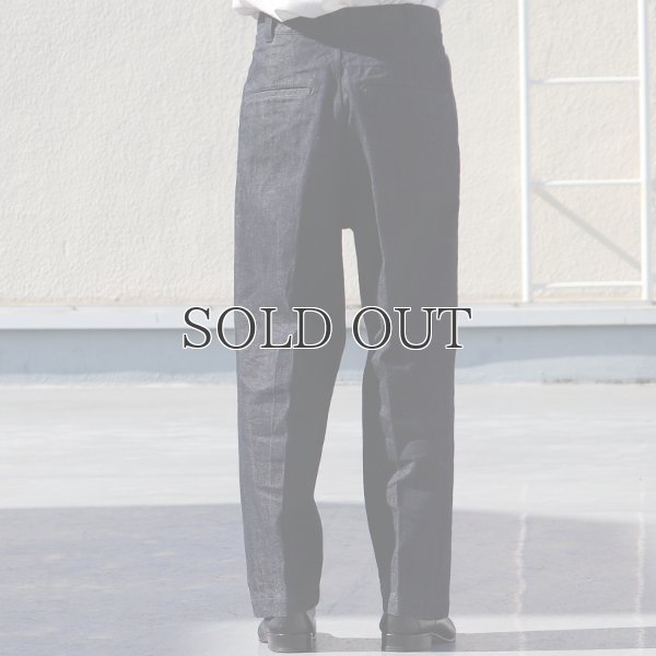 画像12: 「備後」13.75oz 横ベージュ セルヴィッチ 青耳デニム 1タック バレルパンツ【MADE IN JAPAN】『日本製』【送料無料】/ Upscape Audience