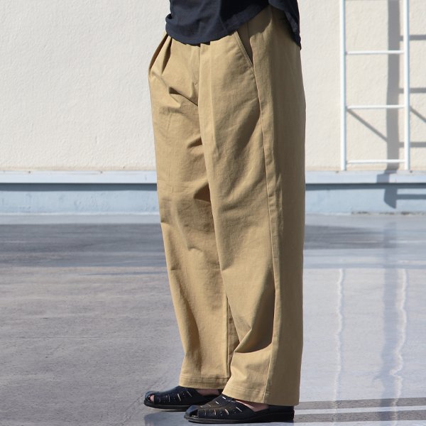 画像12: 「岡山」クラシック チノクロス ヴィンテージ ワッシャー M52 2タック イージー ワイドパンツ【MADE IN JAPAN】『日本製』【送料無料】/ Upscape Audience