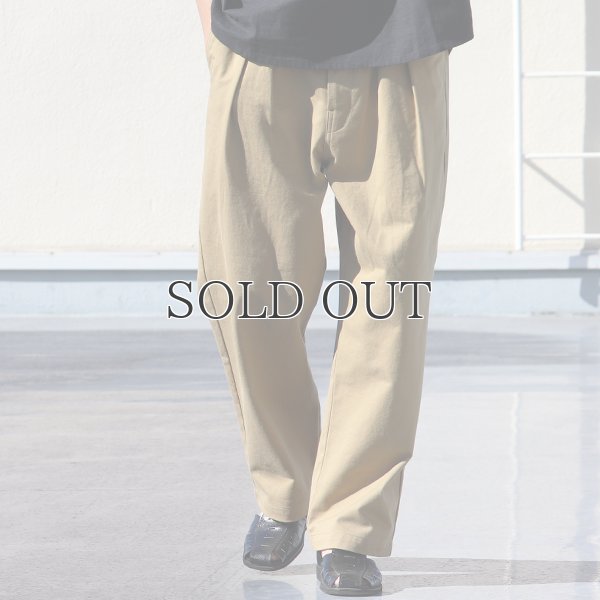 画像11: 「岡山」クラシック チノクロス ヴィンテージ ワッシャー M52 2タック イージー ワイドパンツ【MADE IN JAPAN】『日本製』【送料無料】/ Upscape Audience