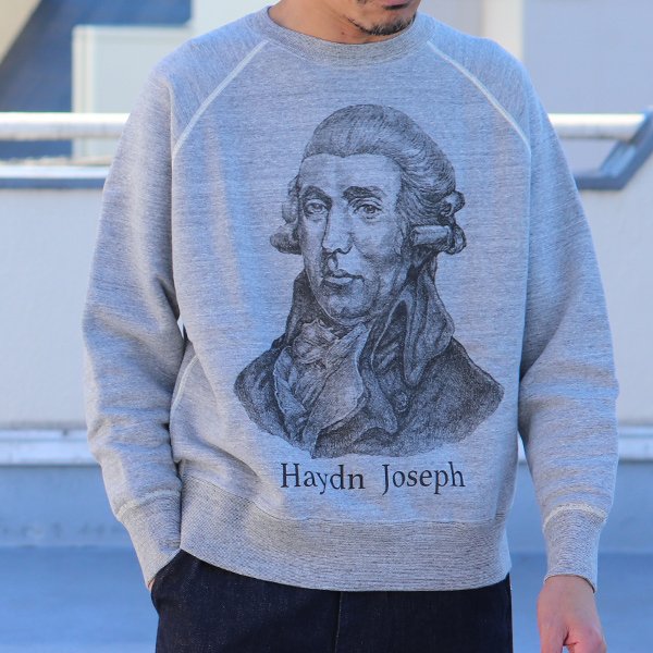 画像8: 19/7吊編裏毛 Haydn Joseph プリント ラグランスウェット【MADE IN TOKYO】『東京製』/ Upscape Audience