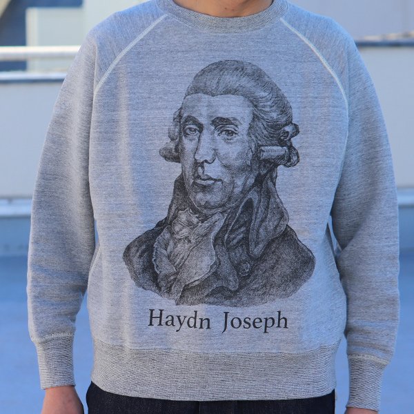 画像9: 19/7吊編裏毛 Haydn Joseph プリント ラグランスウェット【MADE IN TOKYO】『東京製』/ Upscape Audience