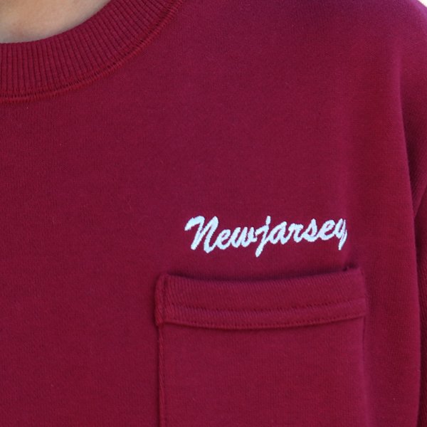 画像4: 【RE PRICE/価格改定】コーマ裏毛ポケット＆刺繍付きクルーネック長袖スウェット【MADE IN JAPAN】『日本製』/ Upscape Audience