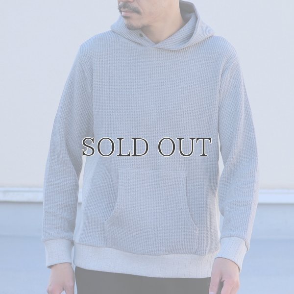 画像2: 【RE PRICE/価格改定】ビッグワッフルプルオーバーフードパーカ【MADE IN JAPAN】『日本製』 / Upscape Audience