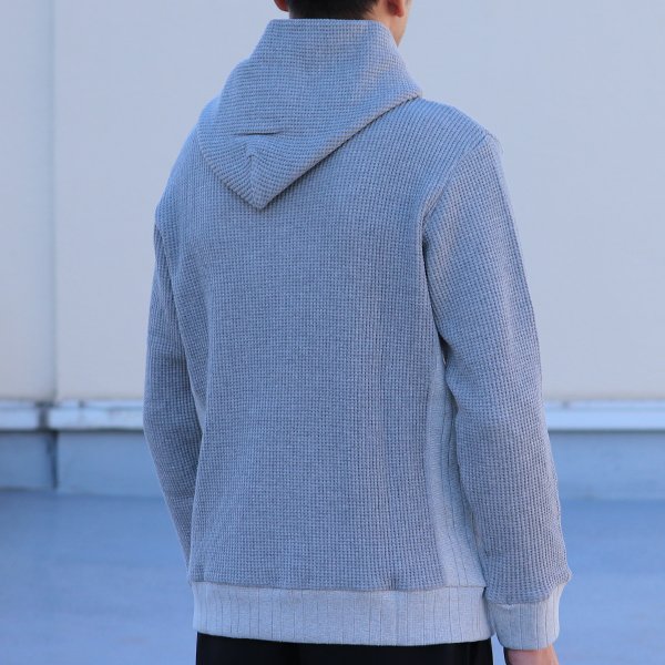 画像6: 【RE PRICE/価格改定】ビッグワッフルプルオーバーフードパーカ【MADE IN JAPAN】『日本製』 / Upscape Audience