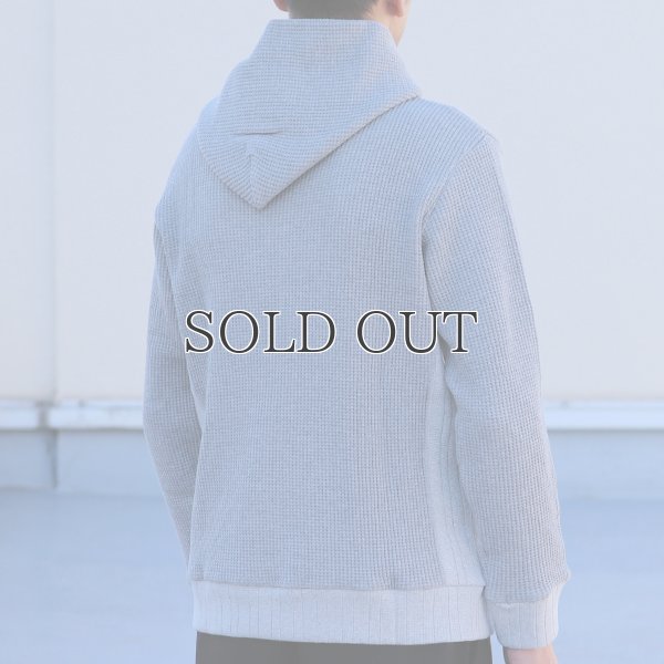 画像6: 【RE PRICE/価格改定】ビッグワッフルプルオーバーフードパーカ【MADE IN JAPAN】『日本製』 / Upscape Audience