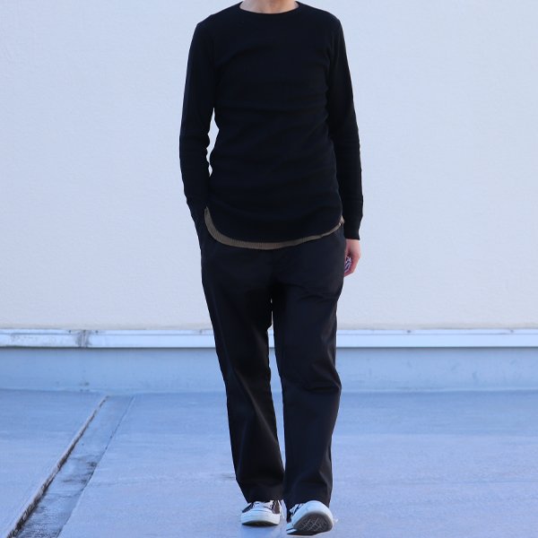 画像5: 【RE PRICE/価格改定】度詰ワッフルクルーネックロング長袖カットソー【MADE IN JAPAN】『日本製』 / Upscape Audience