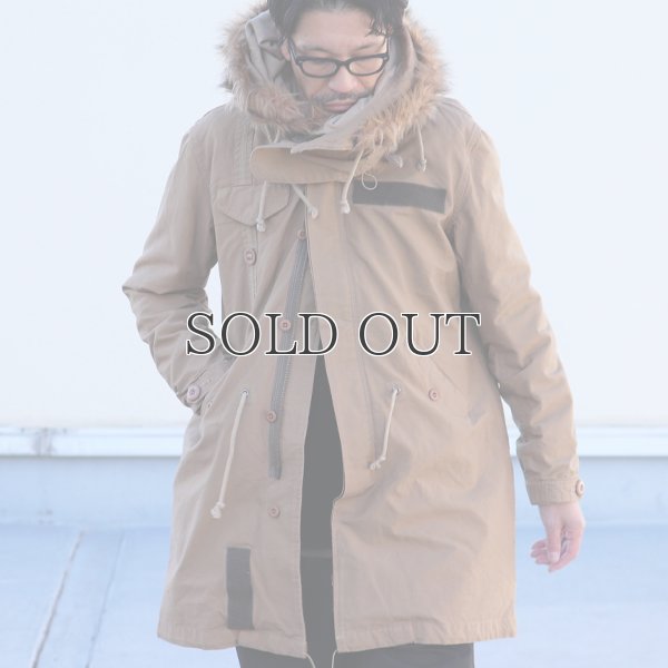 画像4: 高密度スラブツイル脱着ライナー付きモッズコート / Audience