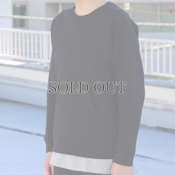 画像5: ヘビーウェイト裏毛サドルショルダークルーネックスウェット【MADE IN JAPAN】『日本製』 / Upscape Audience