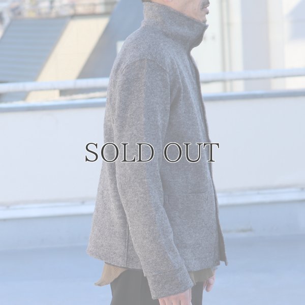 画像5: イタリア製ファブリックスライバーニットミルドハイネックスナップジャケット【MADE IN JAPAN】『日本製』【送料無料】/ Upscape Audience