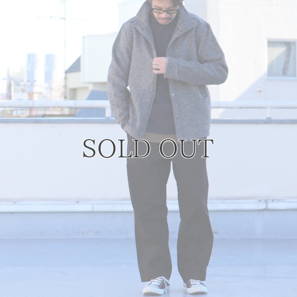 画像7: イタリア製ファブリックスライバーニットミルドハイネックスナップジャケット【MADE IN JAPAN】『日本製』【送料無料】/ Upscape Audience