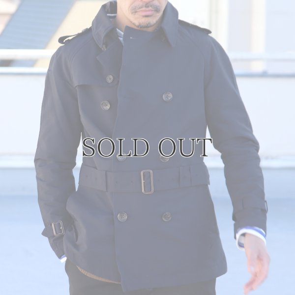 画像4: ウォッシンググログランワイヤーアクションショートトレンチコート 【送料無料】 / Audience