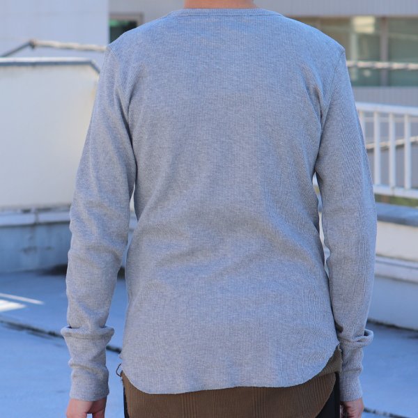 画像6: 【RE PRICE/価格改定】度詰ワッフルプロテクトボッシュガゼットクルーネックカットソー【MADE IN JAPAN】『日本製』/ Upscape Audience