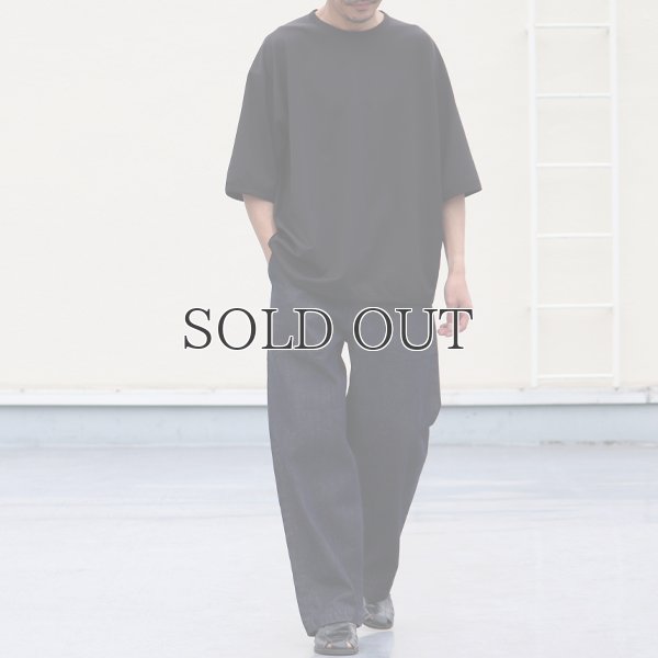 画像18: ハイゲージシャンブレー ダブルニット クルー ネック ハーフスリーブ リバーシブル Tシャツ【MADE IN JAPAN】『日本製』/ Upscape Audience