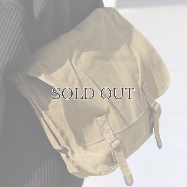 画像8: DEAD STOCK  / 50s FRENCH ARMY TTA LINEN SHOULDER BAG（フランス軍リネンショルダーバッグ）