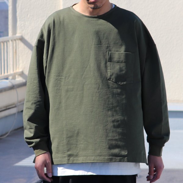 画像11: VORTEX 8オンス(MVS天竺)サイドスリット Aライン L/S Tシャツ【MADE IN JAPAN】『日本製』/ Upscape Audience