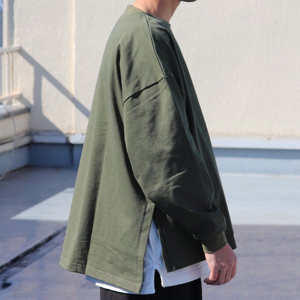 画像12: VORTEX 8オンス(MVS天竺)サイドスリット Aライン L/S Tシャツ【MADE IN JAPAN】『日本製』/ Upscape Audience