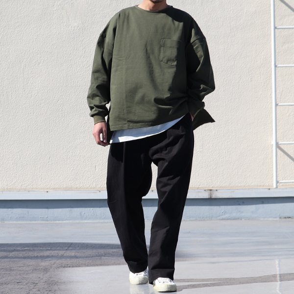 画像13: VORTEX 8オンス(MVS天竺)サイドスリット Aライン L/S Tシャツ【MADE IN JAPAN】『日本製』/ Upscape Audience