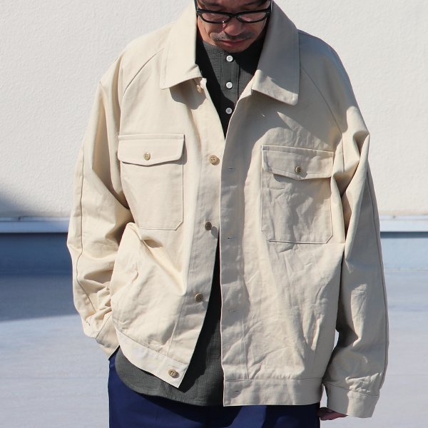 画像7: 「岡山」クラシックチノクロス ヴィンテージワッシャー トラッカージャケット【MADE IN JAPAN】『日本製』【送料無料】/ Upscape Audience