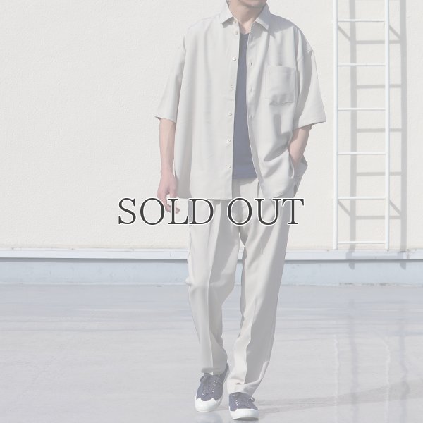 画像7: Reflax®(リフラクス) TECH リネンラ イク LINON(リノン) レギュラーカラー ボクシーAライン ハーフスリーブシャツ【MADE IN JAPAN】『日本製』/ Upscape Audience