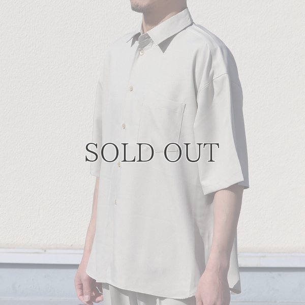 画像10: Reflax®(リフラクス) TECH リネンラ イク LINON(リノン) レギュラーカラー ボクシーAライン ハーフスリーブシャツ【MADE IN JAPAN】『日本製』/ Upscape Audience