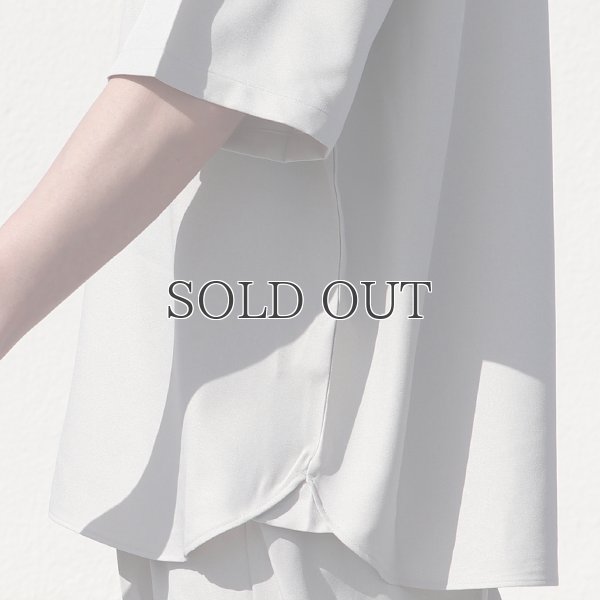 画像16: Reflax®(リフラクス) TECH リネンラ イク LINON(リノン) レギュラーカラー ボクシーAライン ハーフスリーブシャツ【MADE IN JAPAN】『日本製』/ Upscape Audience