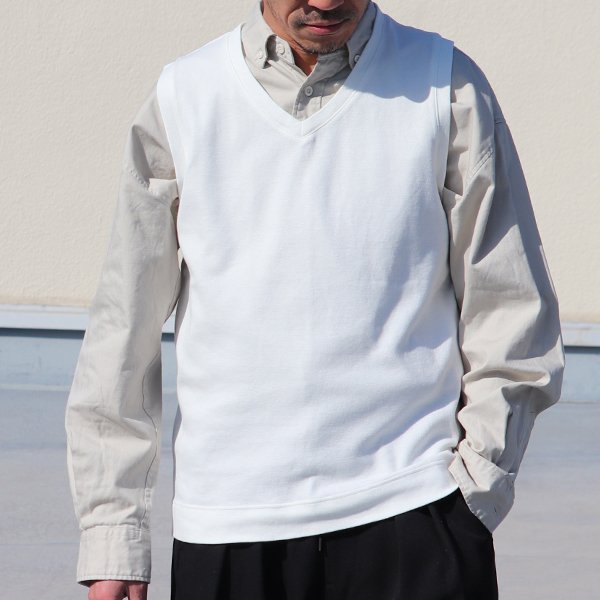 画像3: 【RE PRICE/価格改定】JPSダブルニットVネックベスト【MADE IN JAPAN】『日本製』/ Upscape Audience