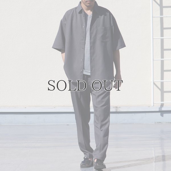 画像8: Reflax®(リフラクス) TECH リネンラ イク LINON(リノン) レギュラーカラー ボクシーAライン ハーフスリーブシャツ【MADE IN JAPAN】『日本製』/ Upscape Audience