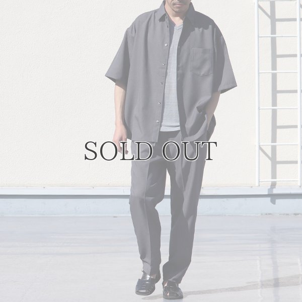 画像7: Reflax®(リフラクス) TECH リネンラ イク LINON(リノン) レギュラーカラー ボクシーAライン ハーフスリーブシャツ【MADE IN JAPAN】『日本製』/ Upscape Audience