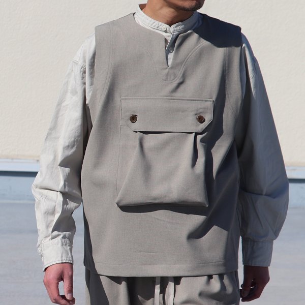 画像4: Reflax®(リフラクス) テック リネンライク CANAPA(カナパ)  ビッグポケット キーネック ベスト【MADE IN JAPAN】『日本製』 / Upscape Audience