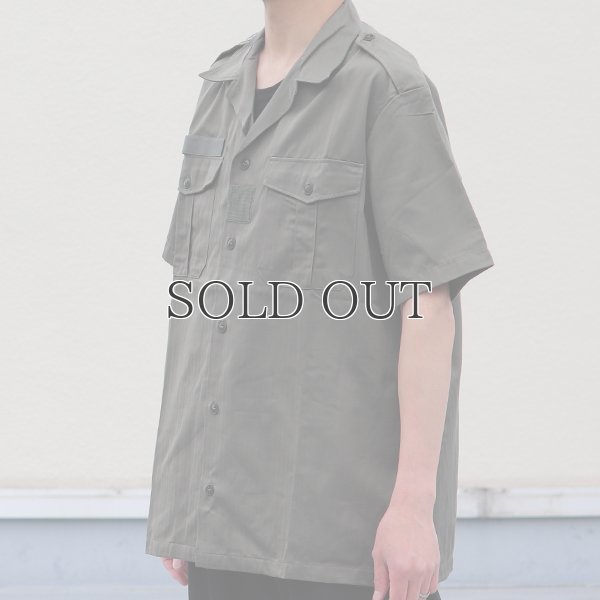 画像9: DEAD STOCK / French Army Chad Tropical Shirt(フランス軍 チャドシャツ / ヘリンボーンツイル)
