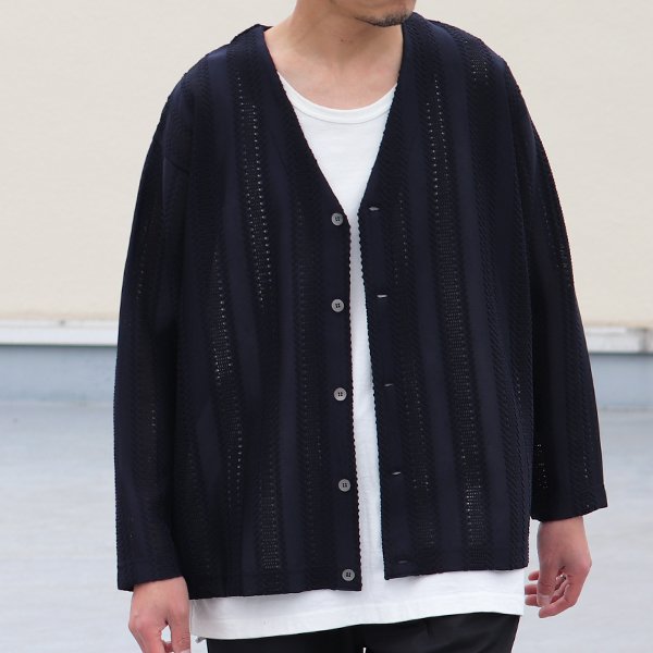 画像4: テック ラッセルレース カーディガン【MADE IN JAPAN】『日本製』/ Upscape Audience