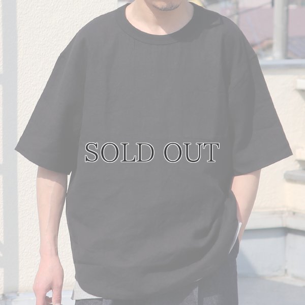 画像3: フレンチリネン グラスポケ付 ヘムラウンド ハーフスリーブ フハクシャツ【MADE IN JAPAN】『日本製』/ Upscape Audience