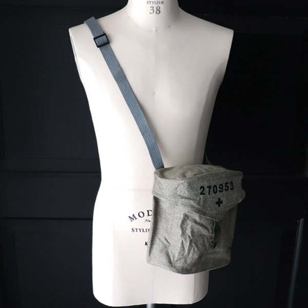 画像2: DEAD STOCK  / Swiss Army S&P Shoulder Bag （ スイス軍 ソルト＆ペッパー ショルダー バッグ ）