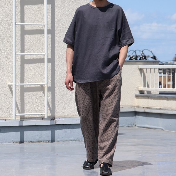 画像7: スマートT/R ジャパニーズ トラディショナルパターン 2タック ワイド イージーパンツ【MADE IN JAPAN】『日本製』【送料無料】/ Upscape Audience