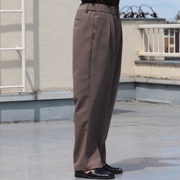 画像14: スマートT/R ジャパニーズ トラディショナルパターン 2タック ワイド イージーパンツ【MADE IN JAPAN】『日本製』【送料無料】/ Upscape Audience