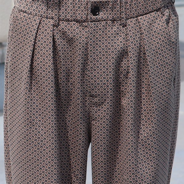 画像15: スマートT/R ジャパニーズ トラディショナルパターン 2タック ワイド イージーパンツ【MADE IN JAPAN】『日本製』【送料無料】/ Upscape Audience
