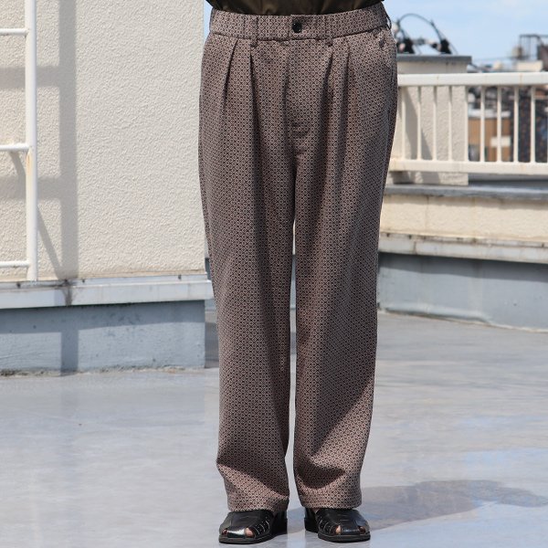 画像10: スマートT/R ジャパニーズ トラディショナルパターン 2タック ワイド イージーパンツ【MADE IN JAPAN】『日本製』【送料無料】/ Upscape Audience
