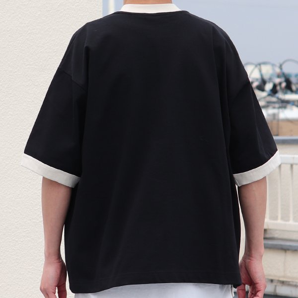 画像18: VORTEX 8オンス(MVS天竺) 胸ポケ付 ハーフスリーブ リンガーTシャツ【MADE IN JAPAN】『日本製』/ Upscape Audience