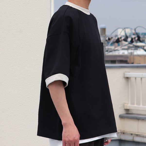 画像19: VORTEX 8オンス(MVS天竺) 胸ポケ付 ハーフスリーブ リンガーTシャツ【MADE IN JAPAN】『日本製』/ Upscape Audience