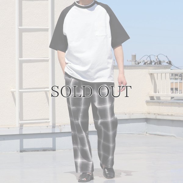 画像6: 丸胴ヘビーウェイト(度詰天竺）10オンス ラグラン ツートン BBアンダー Tシャツ【MADE IN JAPAN】『日本製』/ Upscape Audience