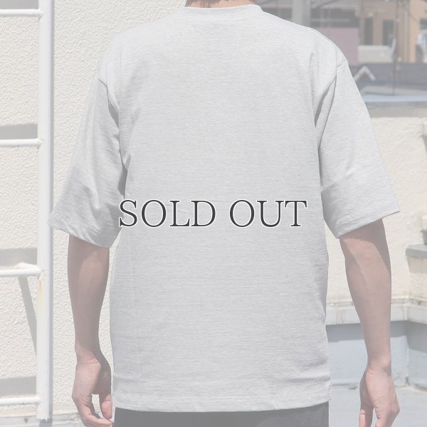 画像17: 粗挽き天竺 グラスポケ付き オーバーラップ ハーフスリーブ Tシャツ【MADE IN JAPAN】『日本製』/ Upscape Audience