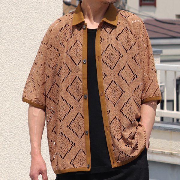 画像11: MILPA® (ミルパ)テック スカラレース ポロ カーディガン【MADE IN JAPAN】『日本製』/ Upscape Audience