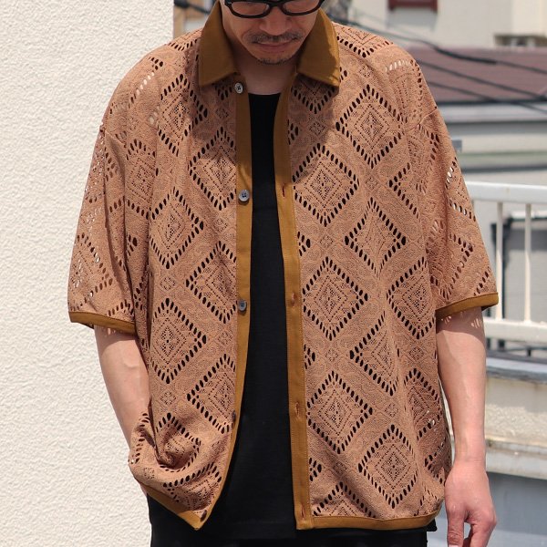 画像10: MILPA® (ミルパ)テック スカラレース ポロ カーディガン【MADE IN JAPAN】『日本製』/ Upscape Audience