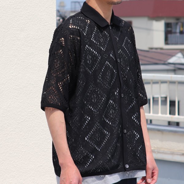 画像21: MILPA® (ミルパ)テック スカラレース ポロ カーディガン【MADE IN JAPAN】『日本製』/ Upscape Audience