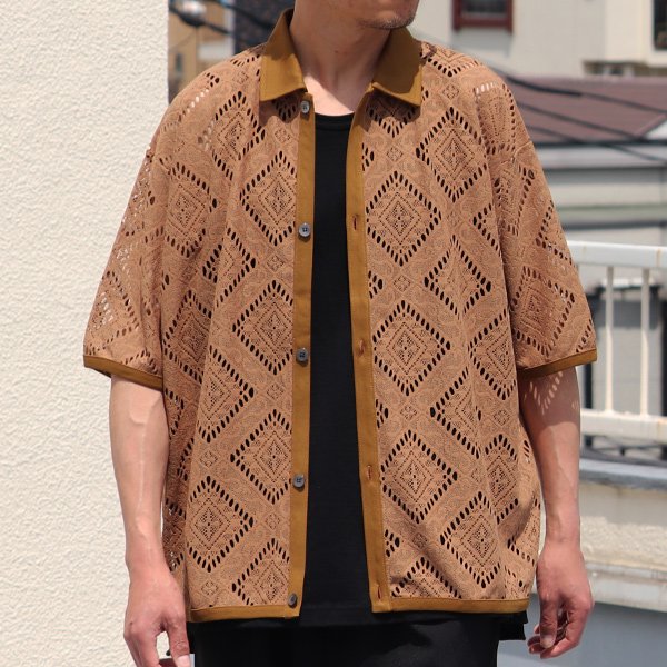 画像12: MILPA® (ミルパ)テック スカラレース ポロ カーディガン【MADE IN JAPAN】『日本製』/ Upscape Audience