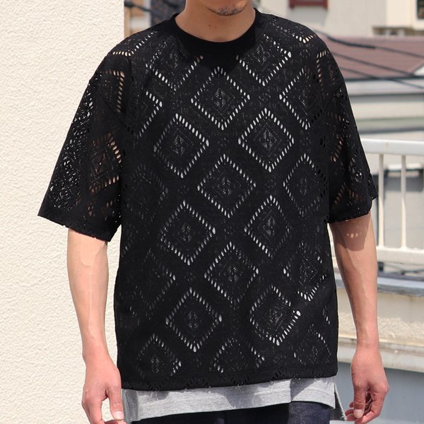 画像3: MILPA® (ミルパ)テック スカラレース ハーフスリーブ Tシャツ【MADE IN JAPAN】『日本製』/ Upscape Audience