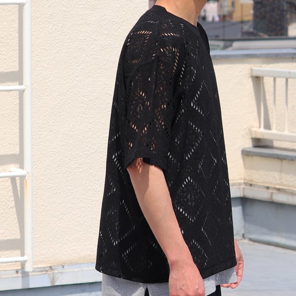 画像4: MILPA® (ミルパ)テック スカラレース ハーフスリーブ Tシャツ【MADE IN JAPAN】『日本製』/ Upscape Audience